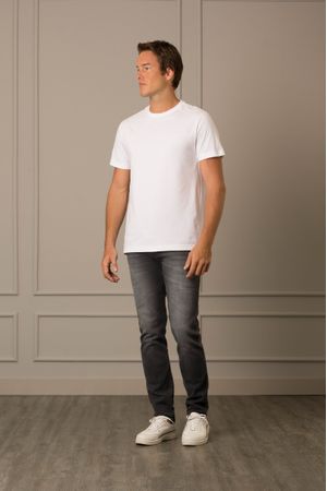 Polo perú cuello redondo para hombre basica jersey