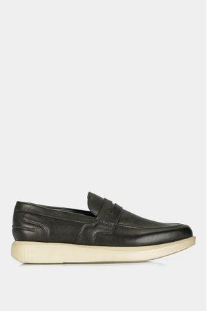 Mocasines lugano de cuero para hombre efecto artesanal
