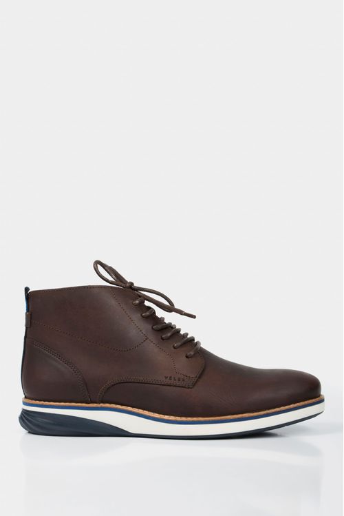 Botas casual play de cuero para hombre efecto envejecido