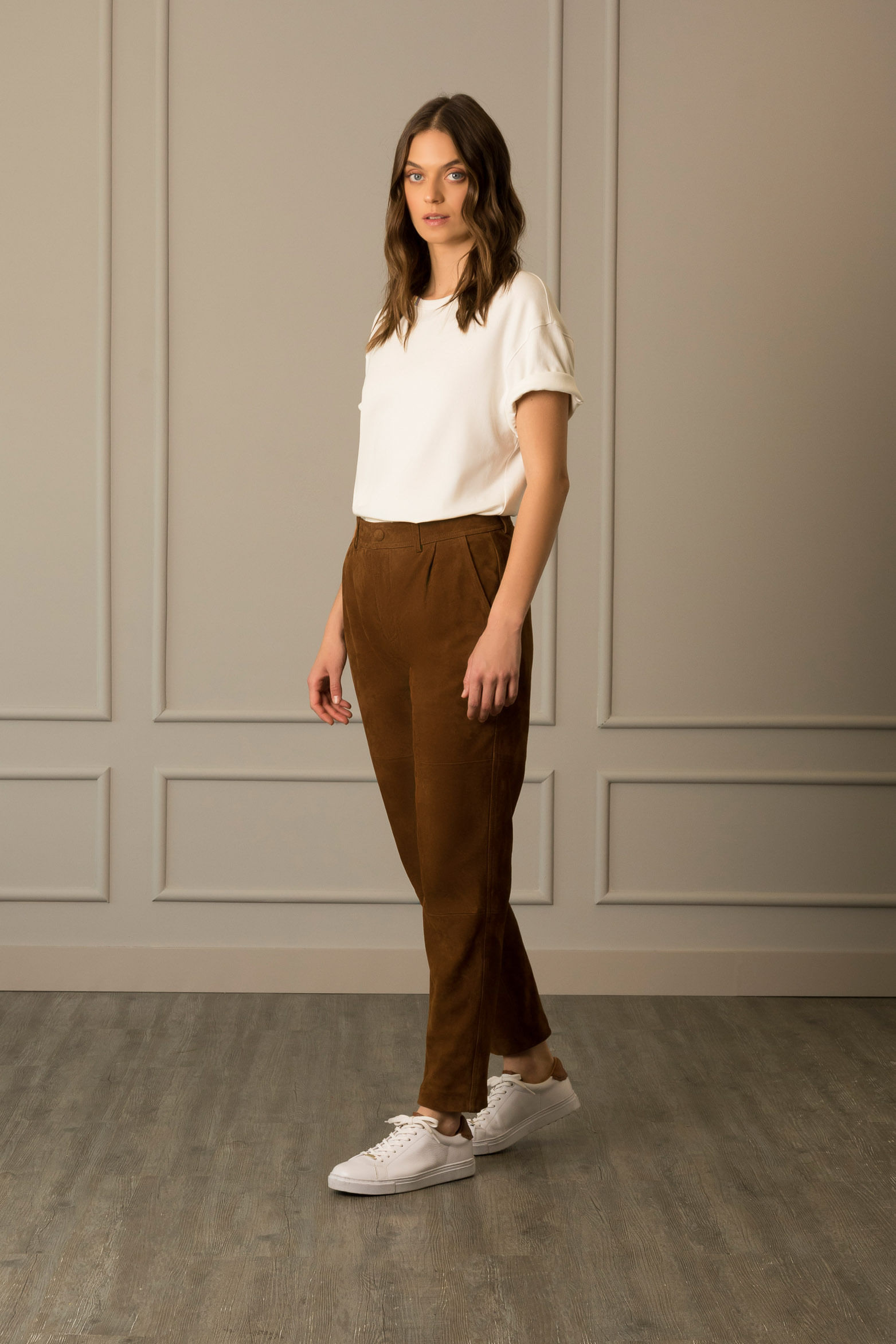 Pantalones de gamuza online para mujer