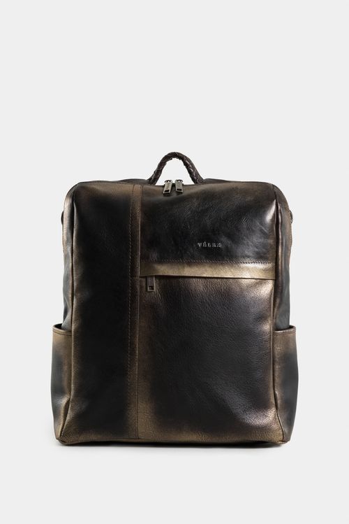 Mochila Etna de cuero folia para mujer manija trenzada