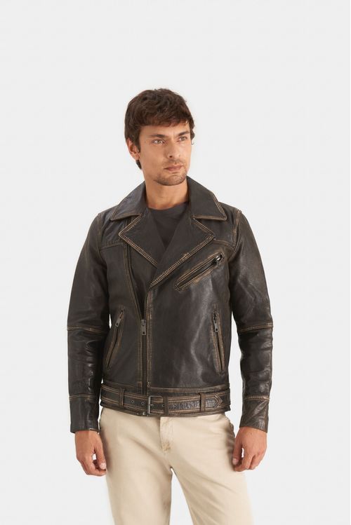 Casacas biker para hombre Velez